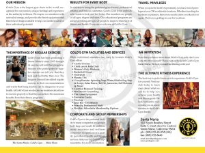 Alternative view of 3 Gym Brochure Row Images