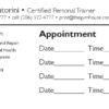 business card back appointment 11
