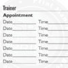 business card back appointment 16