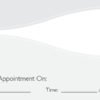 business card back appointment 30