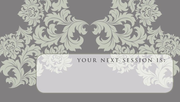 business card back appointment 37