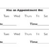 business card back appointment 5