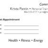 business card back appointment 7